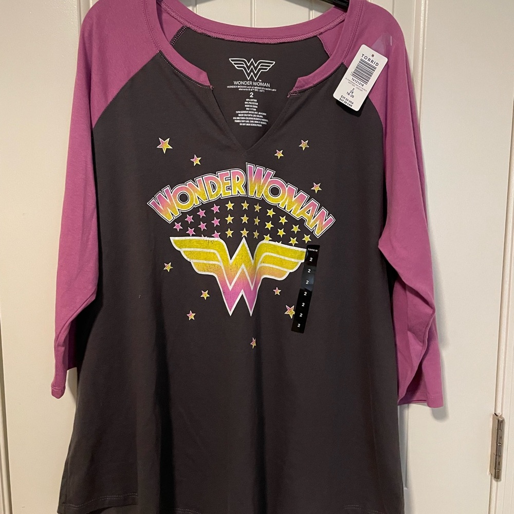Torid Wonder Woman Raglan Tshirt